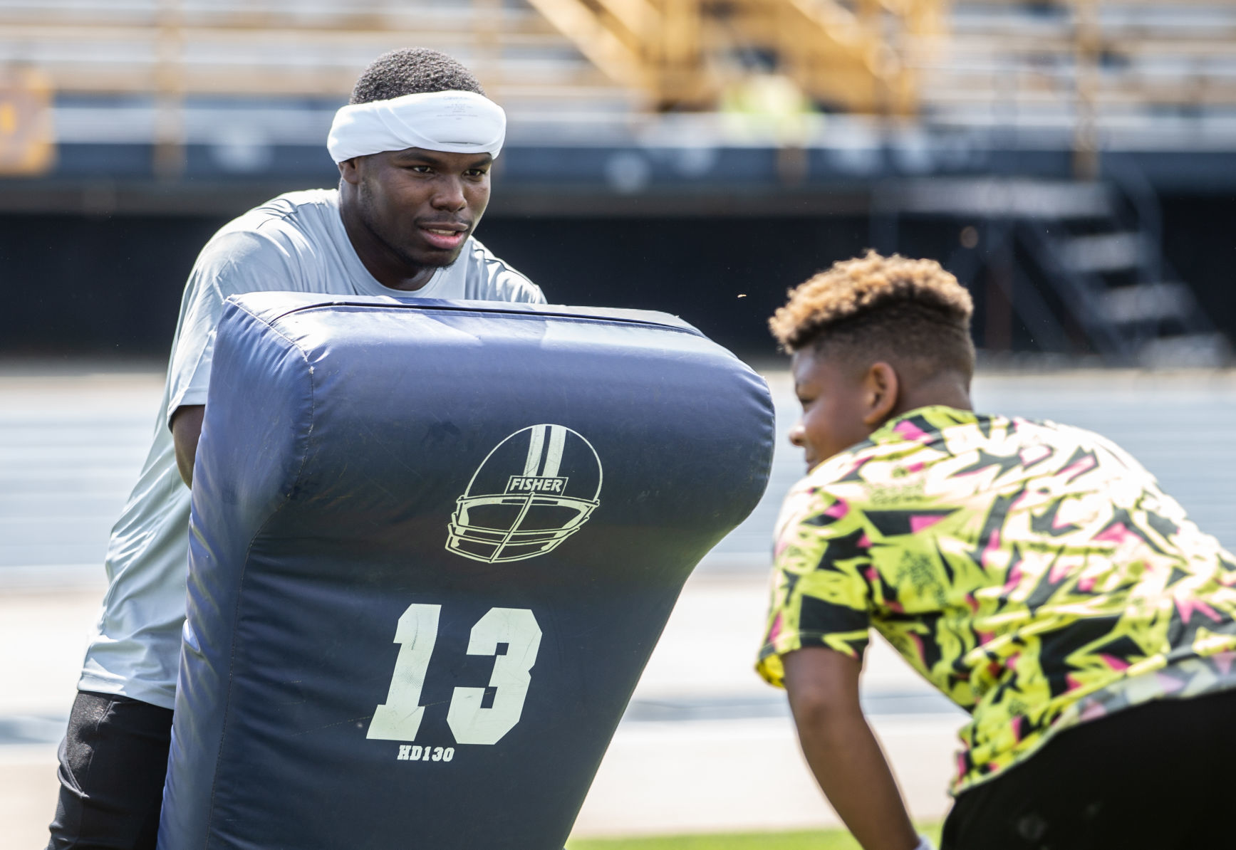 Tarik Cohen's football camp